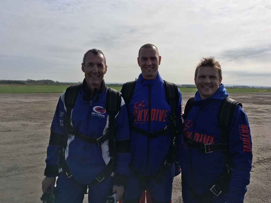 Skydive in support of Weston Park Cancer Charity
