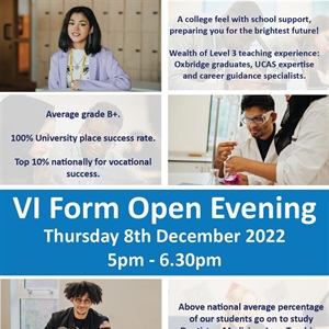 Sheffield South East VI Form - Open Evening