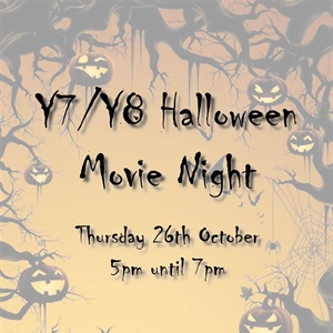 Year 7 & Year 8 Halloween Movie Night